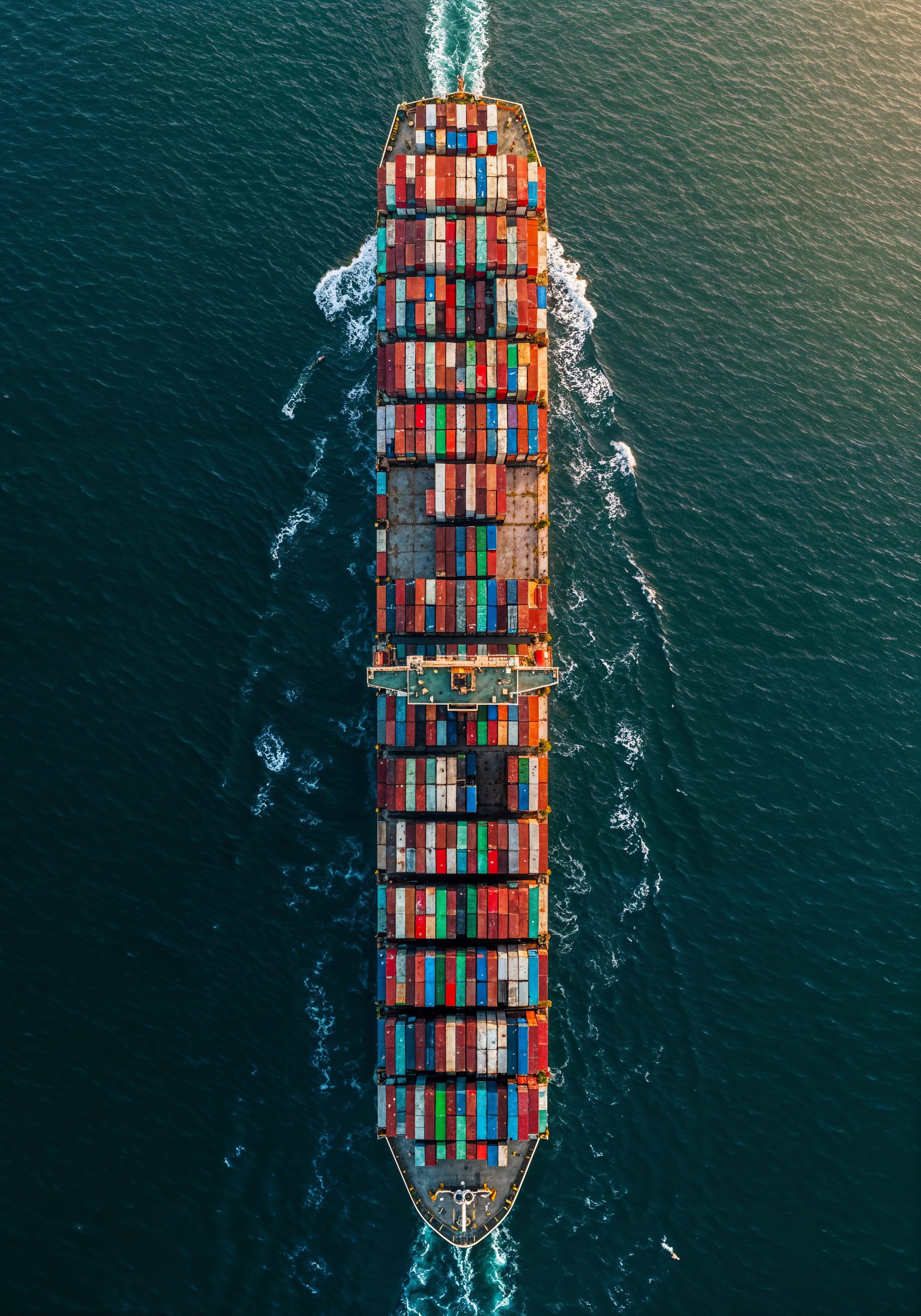 cargo ship sea